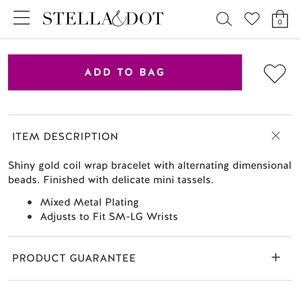 Stella & Dot Jewelry - Stella & Dot Celine Wrap Bracelet Stella & Dot Jewelry - Stella & Dot Celine Wrap Bracelet